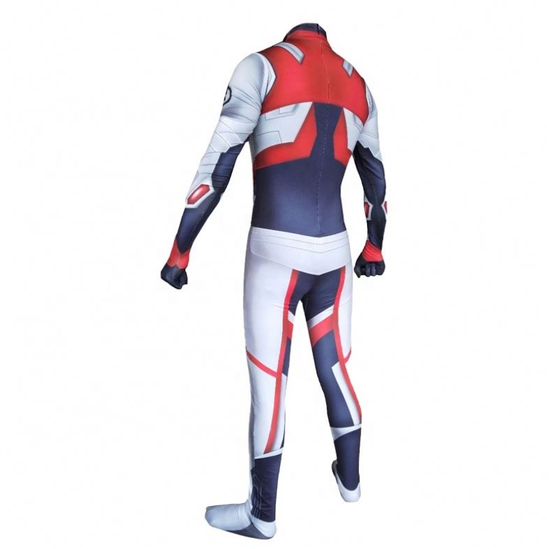 ECOPARTY NIEUWE STYLE Avenger 4 eindspel Quantum rijk coole superheld cosplay zentai bodysuit jumpsuits voor mannen volwassenen kostuums