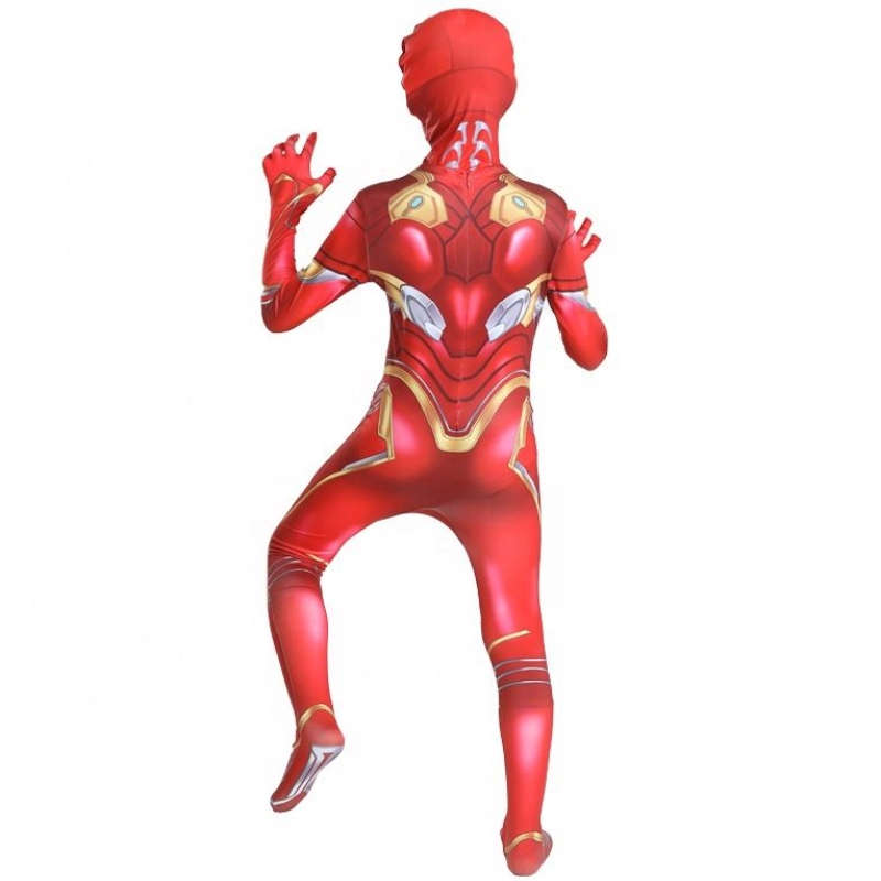 Warrior Infinity Avenger 2022 Ouderkinderen Aangepaste spierpantserontwerp 3D Print Cool Iron Cosplay Pak Men Kids Kostuum