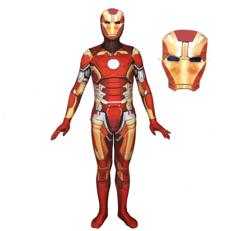 Super Hero Cosplay Iron Suits For Kids Halloween Carnival Birthday Party Performance Jumpsuit Cosplay Children \\'s Costumes