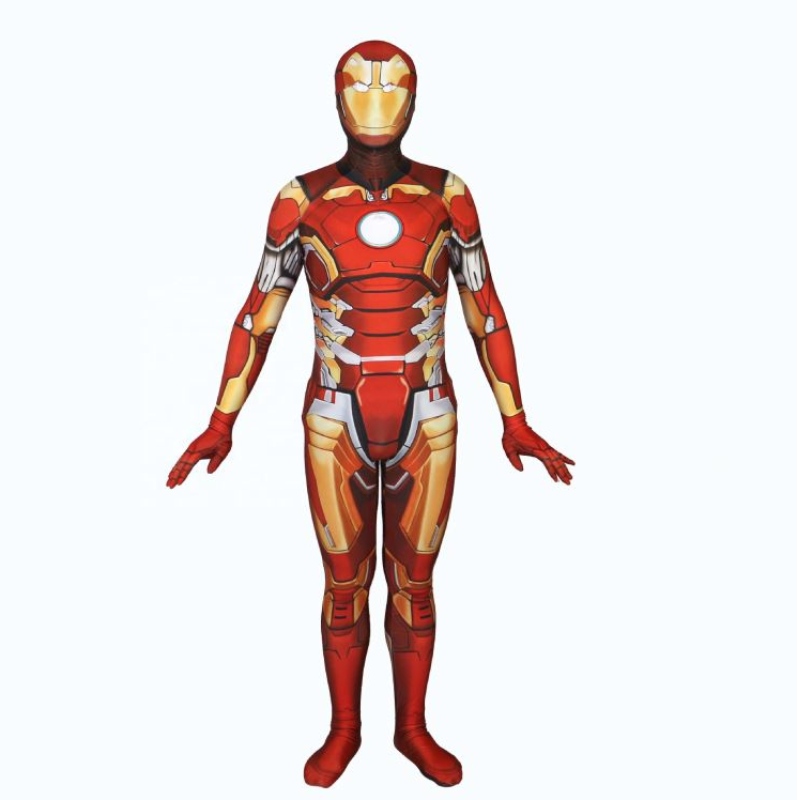 Super Hero Cosplay Iron Suits For Kids Halloween Carnival Birthday Party Performance Jumpsuit Cosplay Children \\'s Costumes