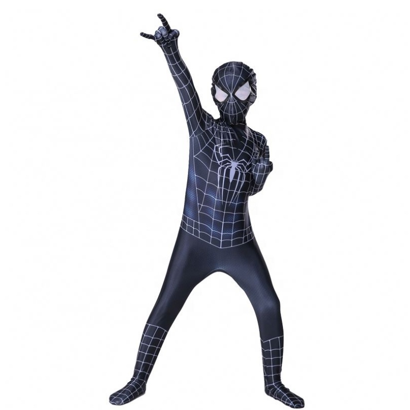 Hoge kwaliteit plus size jumpsuit Halloween cosplay sets voor heren traje spider man spandex tv&movie kostuum