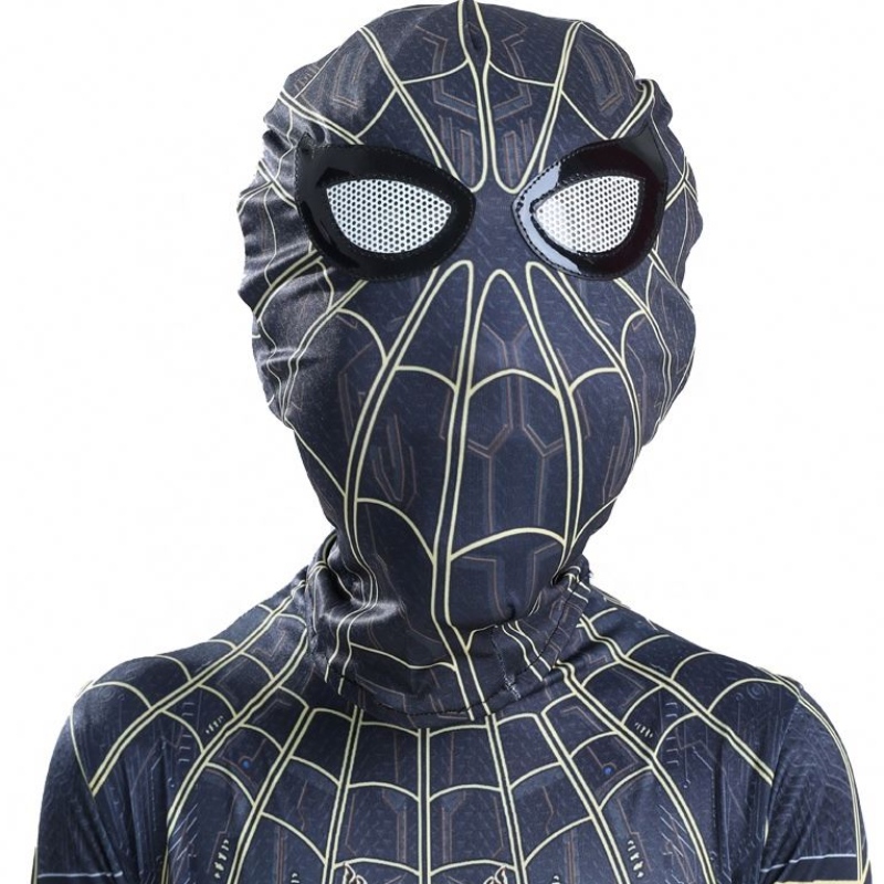 Factory Plus Size Jumpsuit Halloween Cosplay Sets Black Spider Man Movie Costumes Novely&Speciaal gebruik Kostuum