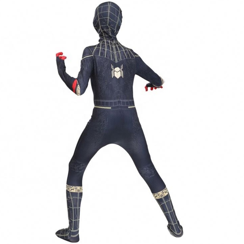 Factory Plus Size Jumpsuit Halloween Cosplay Sets Black Spider Man Movie Costumes Novely&Speciaal gebruik Kostuum