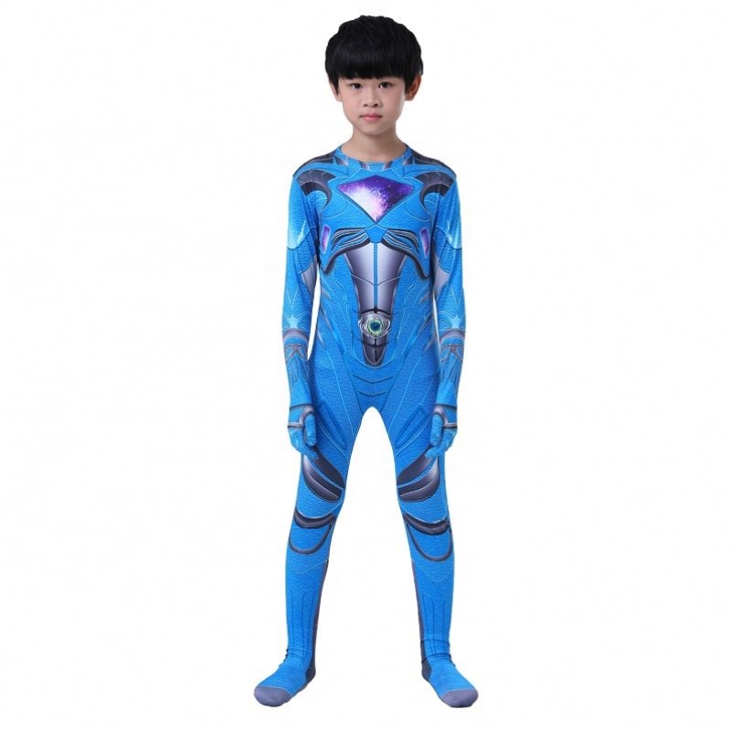 Groothandel Meerdere kleuren Halloween Carnival Party Cosplay Five Beast Superhero Mystic Force Power Ranger kostuumpak voor kinderen