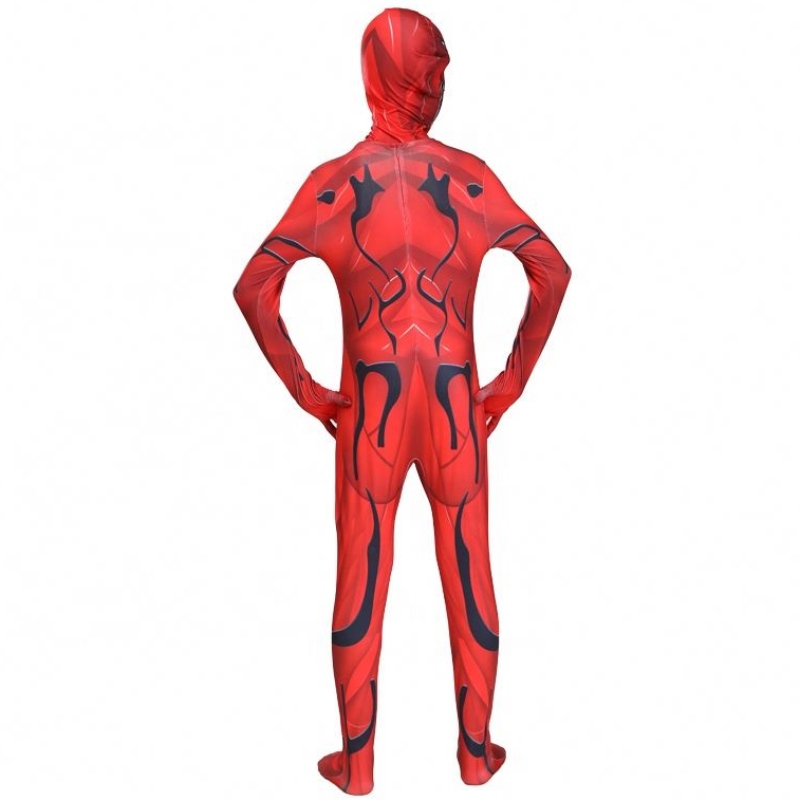 Red Marvel Movie Special Bodysuit Volwassenen Kinderen jongens superheld onesie strak Halloween Scorpion Venom Spiderman Cosplay kostuum