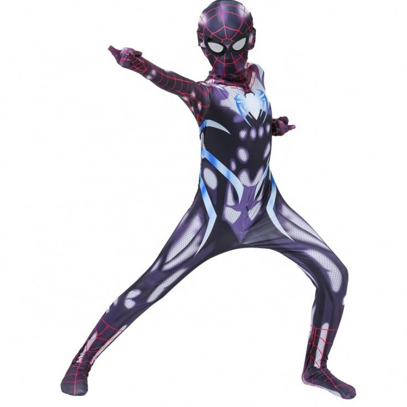 Nieuwe trend strakke jumpsuit Halloween verjaardagsfeestje anime&movie cosplay rollenspel kleding spiderman kostuum met gezichtsmasker