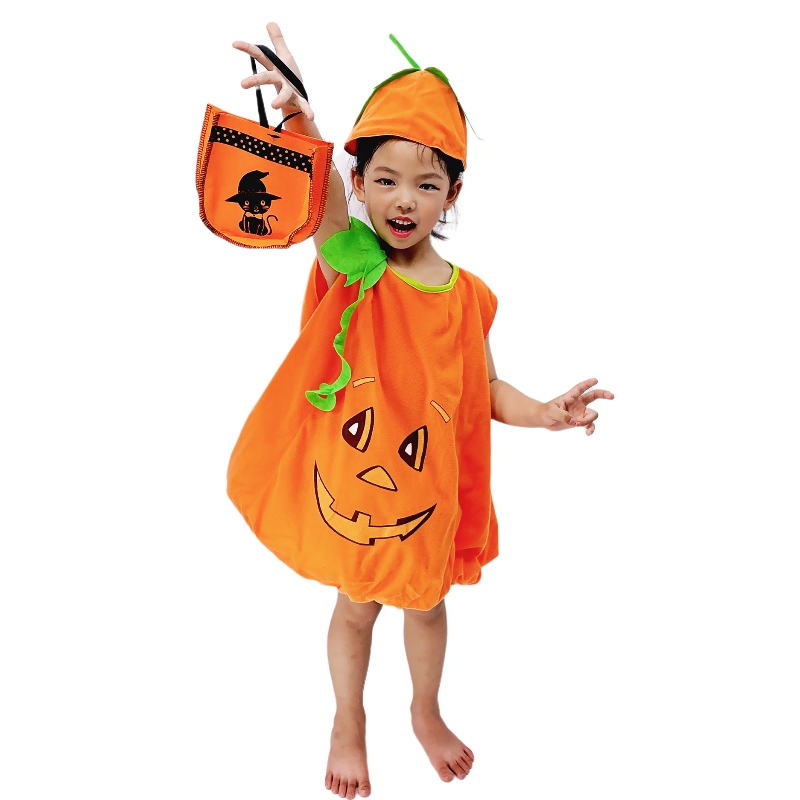 Tweedops Halloween Party Lovely Pumpkin Cosplay Kostuum Baby Kids Fancy Dress Stage Performance Pak