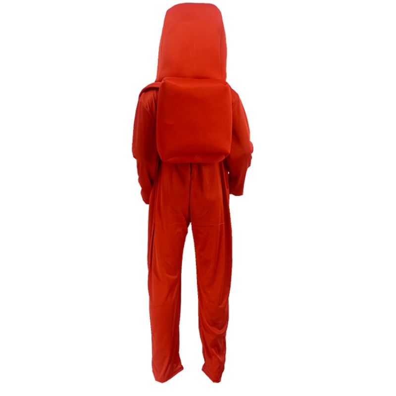 Kinderen Astronaut Kostuum Game Space Pak Red Blue Jumpsuit Halloween Backpack Cosplay Cosplay Costumes For Boys Kids