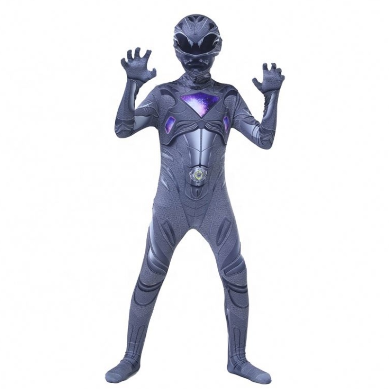 Meerdere kleuren cool Halloween Party Cartoon Superhero Cosplay Mystic Force Power Ranger -kostuum voor kinderen