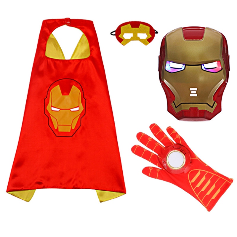Cosplay cape luminous facepulair wapenlanceringspak Halloween Children \\'s kostuum