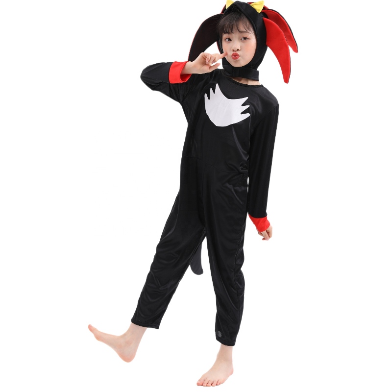Hot Sale Hoge kwaliteit Sonic The Hedgehog Jumpsuits Halloween Cosplay kostuum voor jongens en meisjes