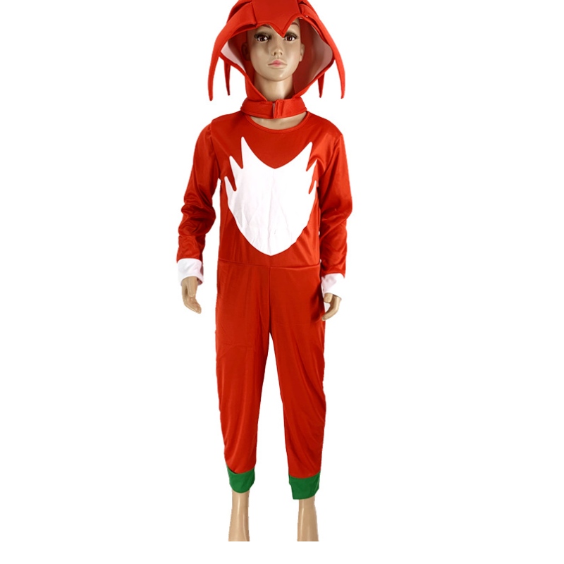 Boy Girl Sonic Hedgehog Kostuum Sonic Costume Kids Halloween Party Game Cosplay Kinderen Blue Sonic Jumpsuit