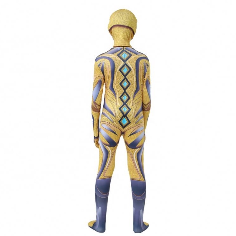 Heetste Halloween -film Jumpsuit Anime Superhero Zentai Power Ranger kostuum voor jongens