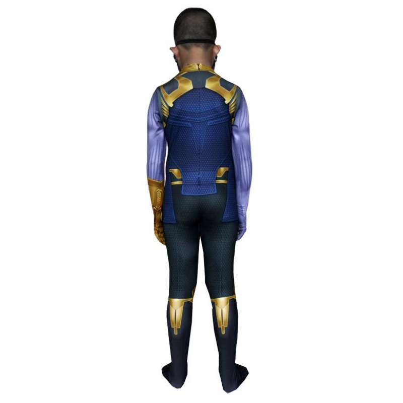 Infinity War Avenger strakke jumpsuit bodysuit Halloween Kids&men devil film film Cosplay fabrieksvoorziening thanos kostuum met masker