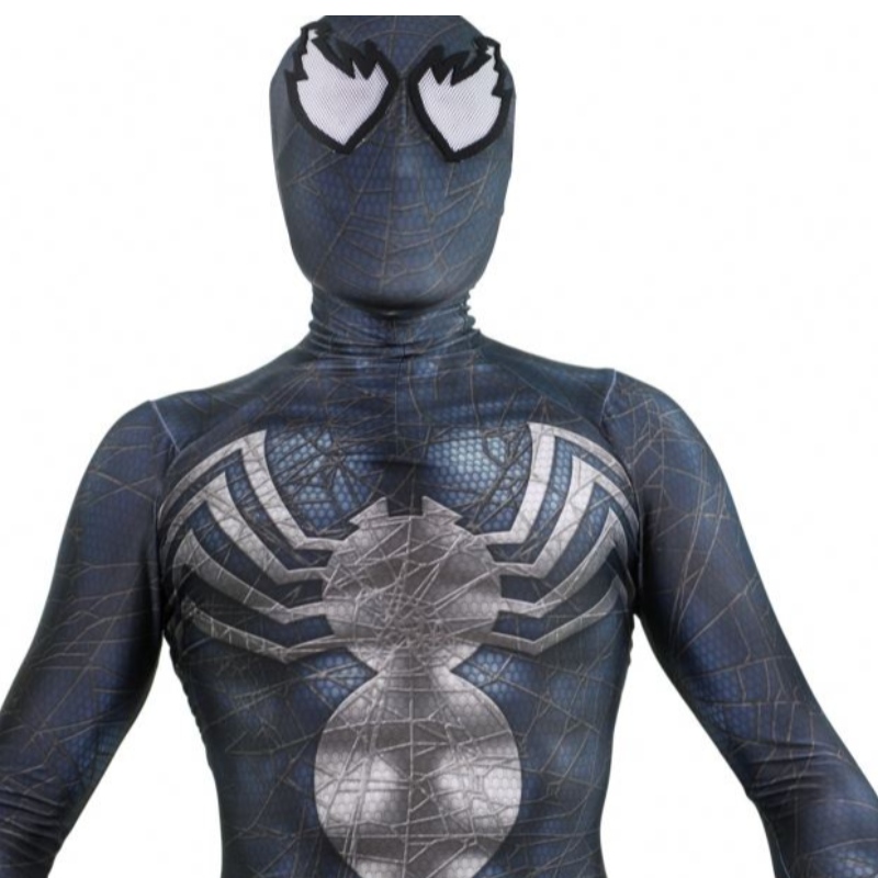 Black Zentai Suit Halloween Carnival Birthday Party Props Nieuwheid&Speciaal gebruik Symbiote Spiderman Venom kostuum