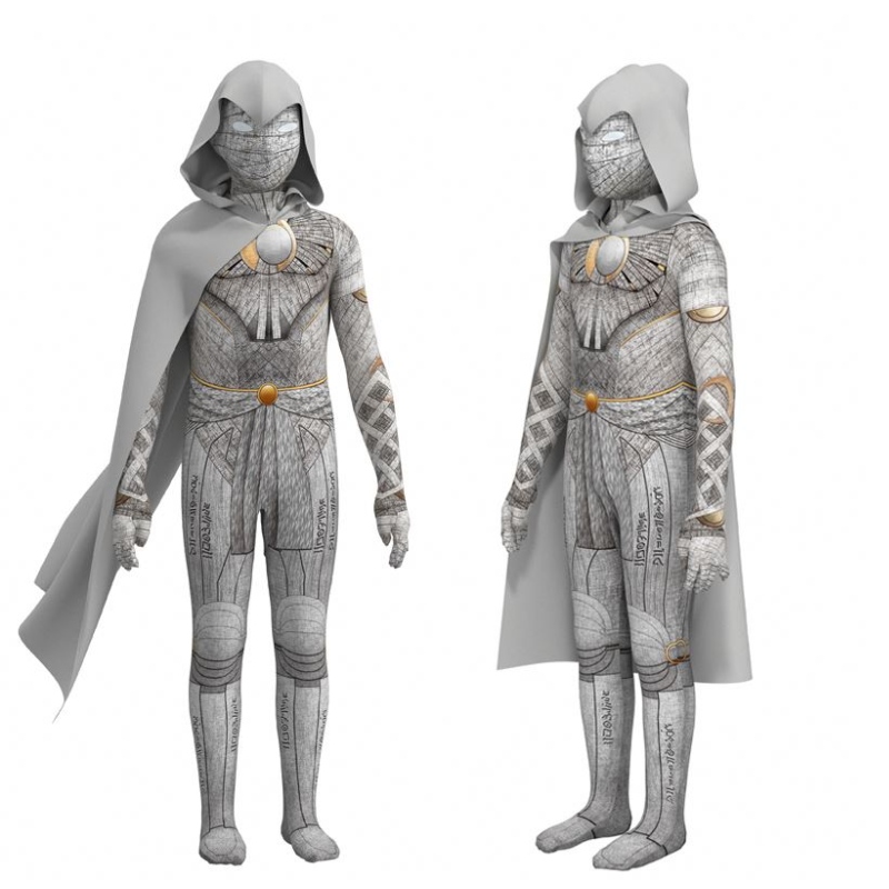 Heet verkopen digitale print Halloween kleding tv&movie kostuums Moon Knight Cosplay kostuums voor mannen