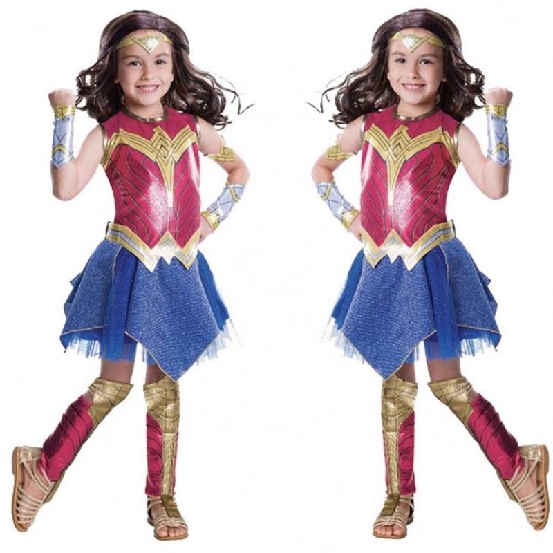 NIEUW Design Children 's Costumes Kids Superhero kostuums Wonder Woman Cosplay kostuums voor meisjes