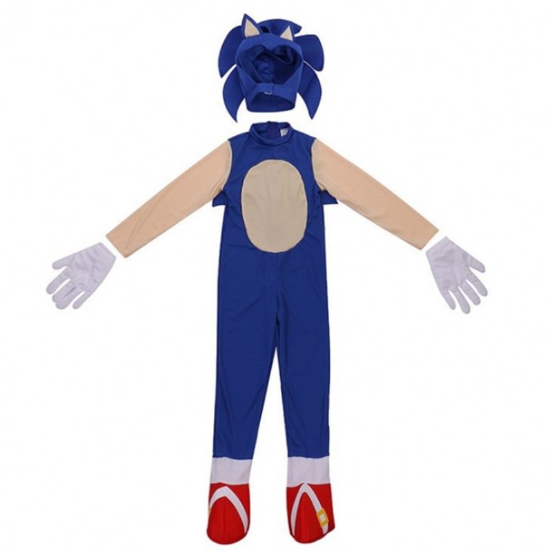 Sonic Halloween Children \\ 's Costume Sonic the Hedgehog Cartoon Sonic Boy Cosplay Game Performance kostuum