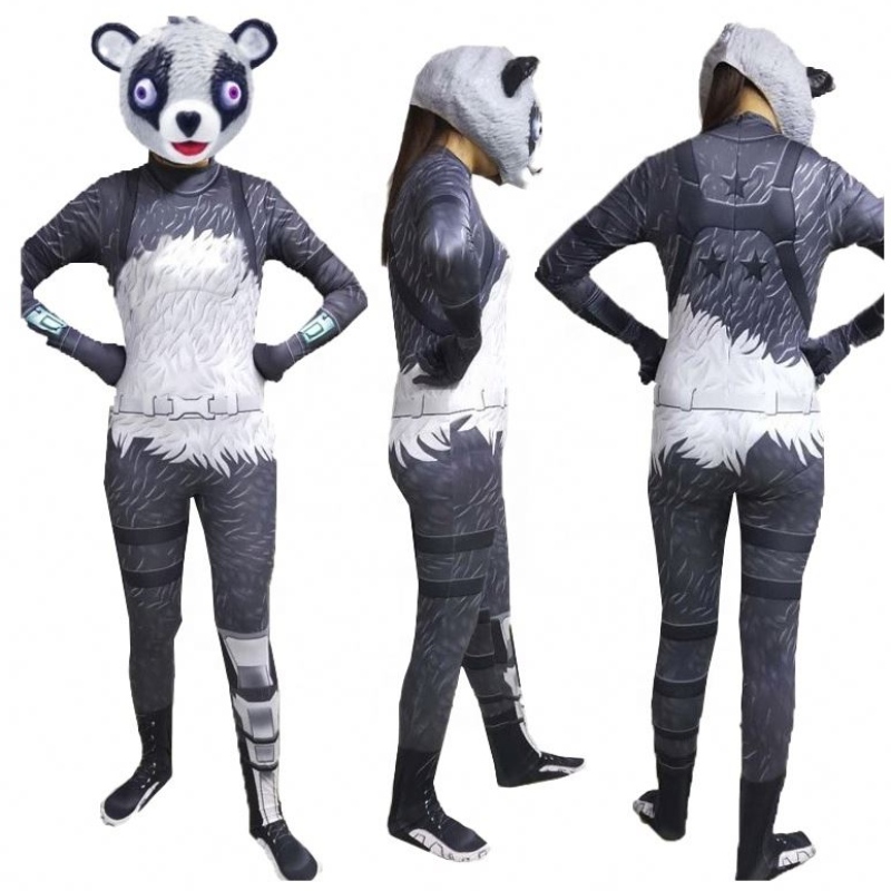 Nieuwe fancy factory Direct Hot Sale Cuddle Teamleider Jumpsuit Vrouwelijke Skull Trooper Bodysuit voor volwassenen Fort Nite Cosplay kostuum