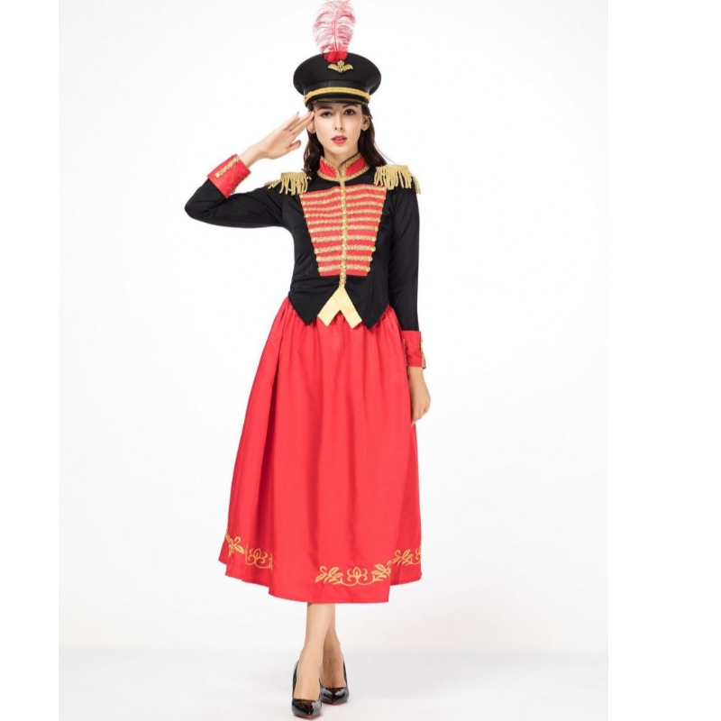 Halloween Carnival Costume Cos Nutcracker met vier koningen en vrouwelijke ridderjurk anime -kostuum