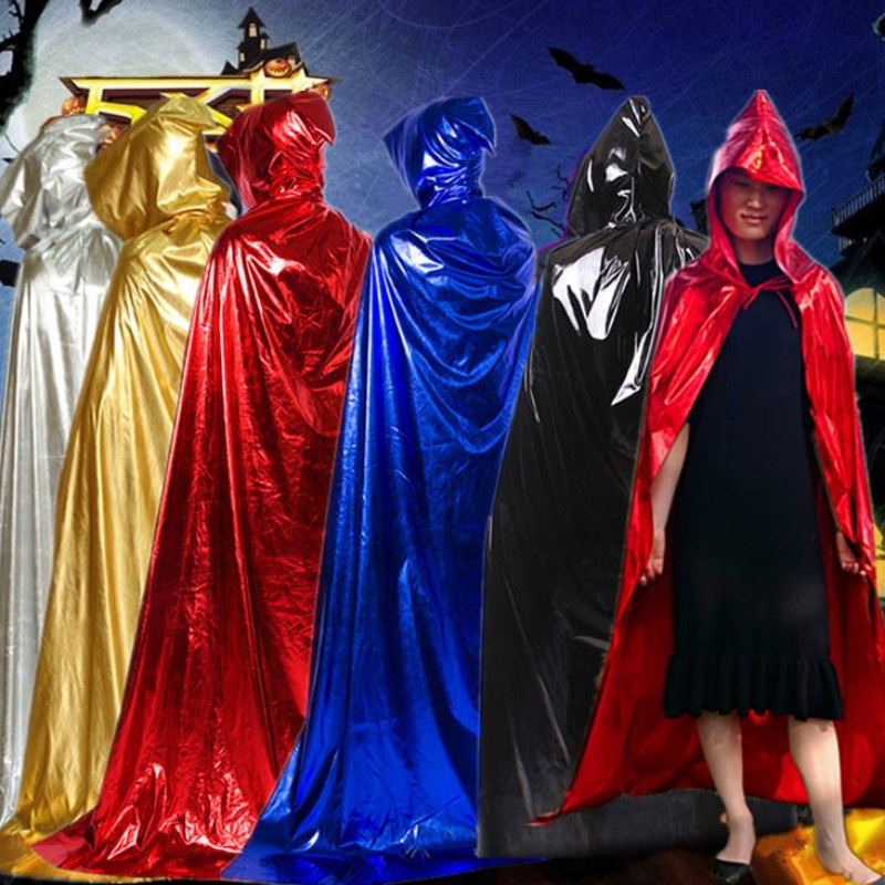 2022 Hete groothandel gedrukte kinderen volwassenen cadeaus capes met masker Halloween -kostuum cape