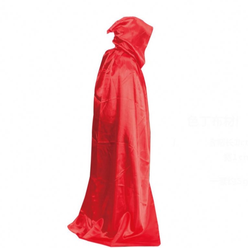 2022 Hete groothandel gedrukte kinderen volwassenen cadeaus capes met masker Halloween -kostuum cape