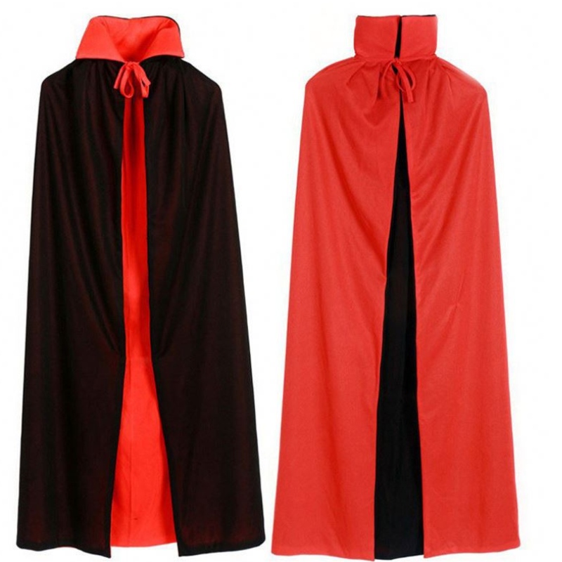 Groothandel Mantel Hapleed Cloak Coat Wicca Robe Medieval Cape Shawl Vampire Halloween Party Witch Wizard kostuums