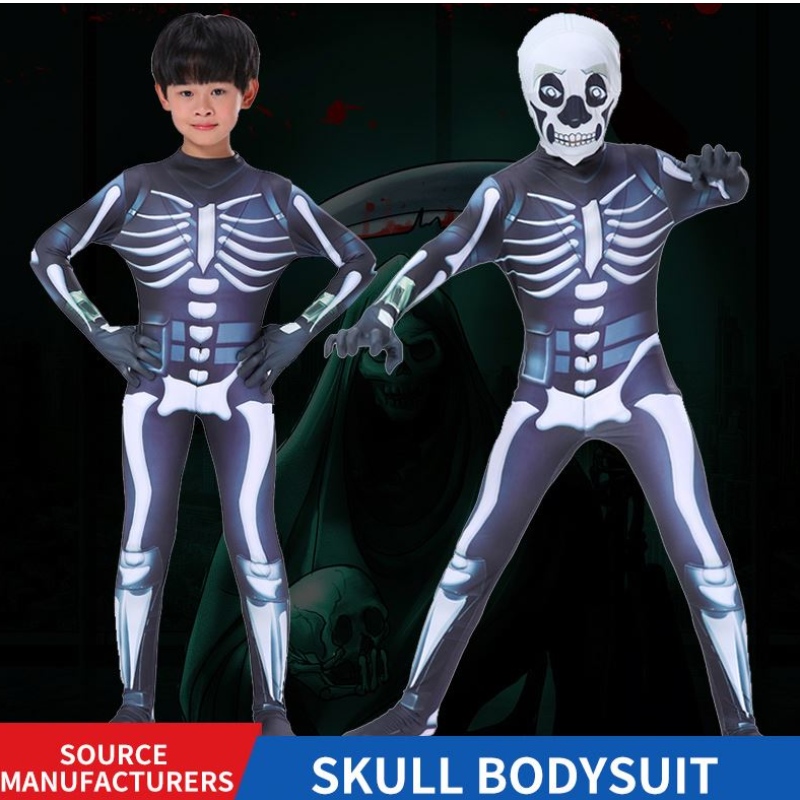 Fabrikanten Groothandel kinderen \\ 's Halloween kostuum skelet bodysuit cosplay kostuums feestcosplay