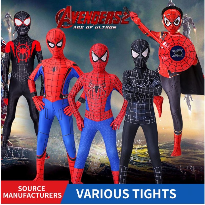 Fabrikanten Groothandel variëteit van spin parallelle wereld elastische en ademende cosplay kledingkostuums Marvel