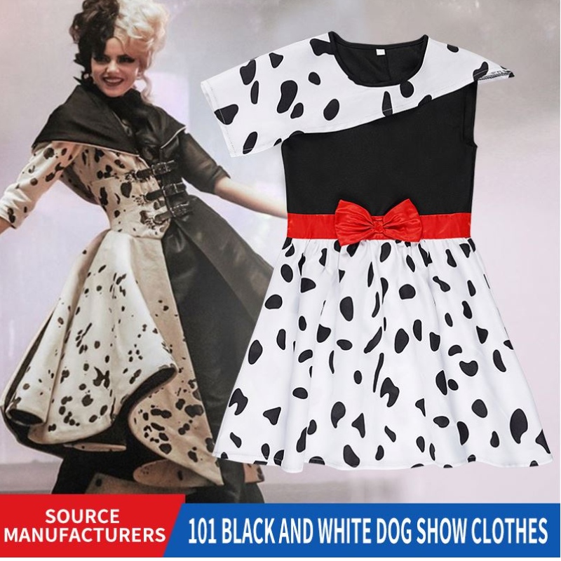 2022 NIEUWE FASOM COSPLAY Kleding Zwart en Wit101 Loyaliteit Rok Kostuums Halloween Kostuum Leveranciers Groothandel