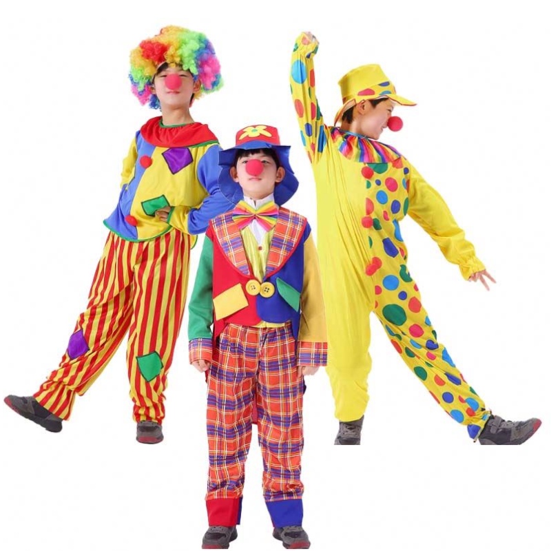 Halloween Kid Holiday Variety Funny Full Set kostuum Cosplay Clown kledingpak HCBC-027