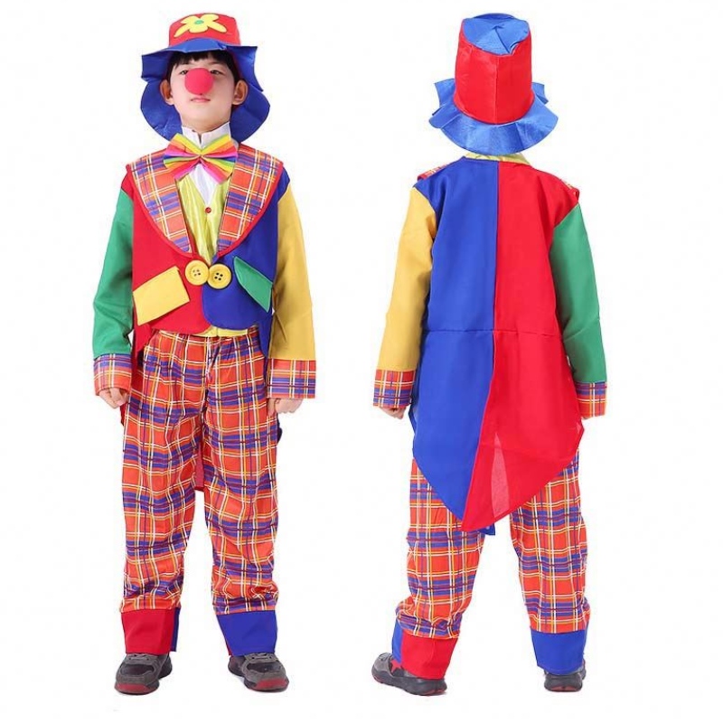 Halloween Kid Holiday Variety Funny Full Set kostuum Cosplay Clown kledingpak HCBC-027