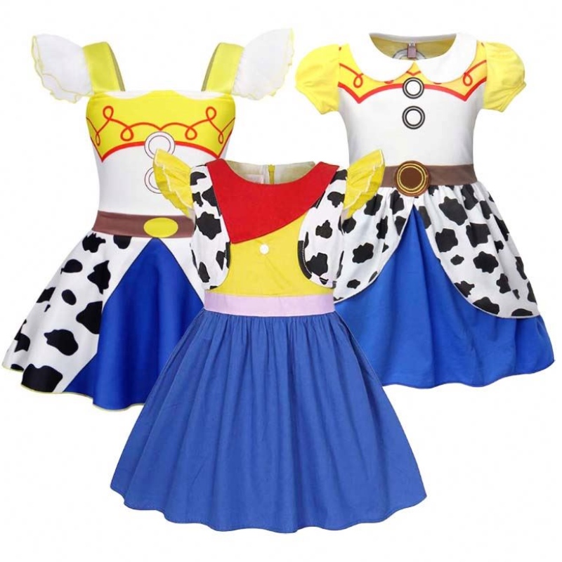 Kerstfeest verkleed kinderen vakantie verjaardag outfit cowgirl kostuum peuter hcts-001