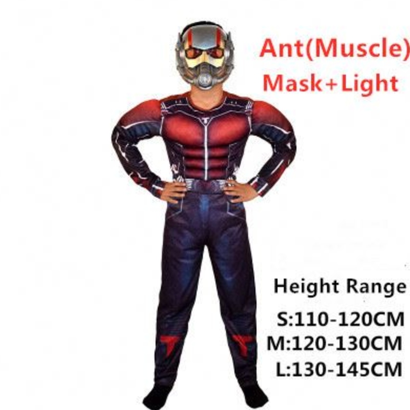 Marvel Superhero Ant-Man Civil War-serie Halloween-kostuumcosplay pak