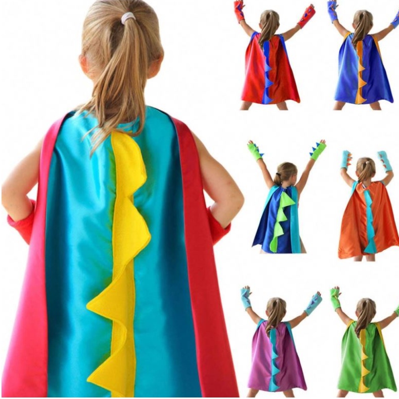 2021 Halloween kostuum dinosaurus cosplay dieren groen dinosaurus kostuum cape mantel