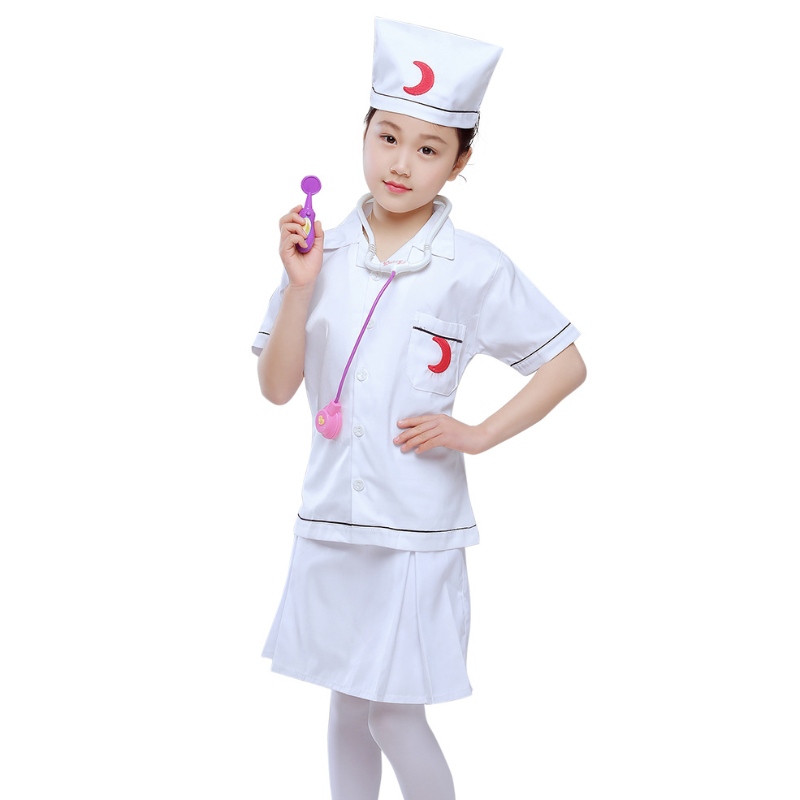 Kind rollenspel kostuums dokter verpleegkundige verkleed speelset kits