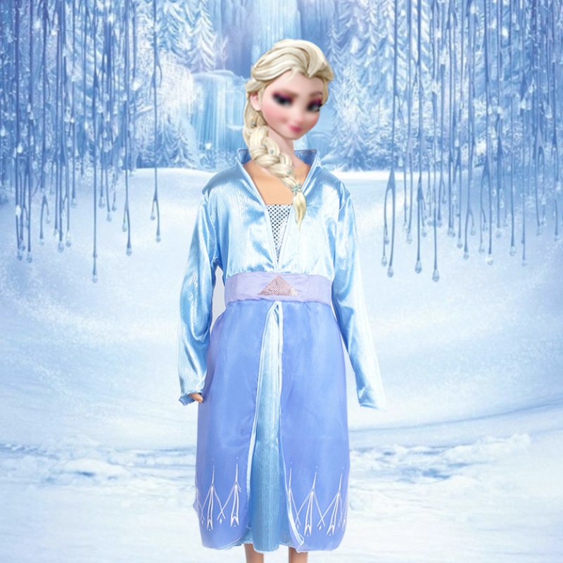 Children 's prinses jurk verjaardagsfeestje jurk Halloween Carnival Snow Princess Dress
