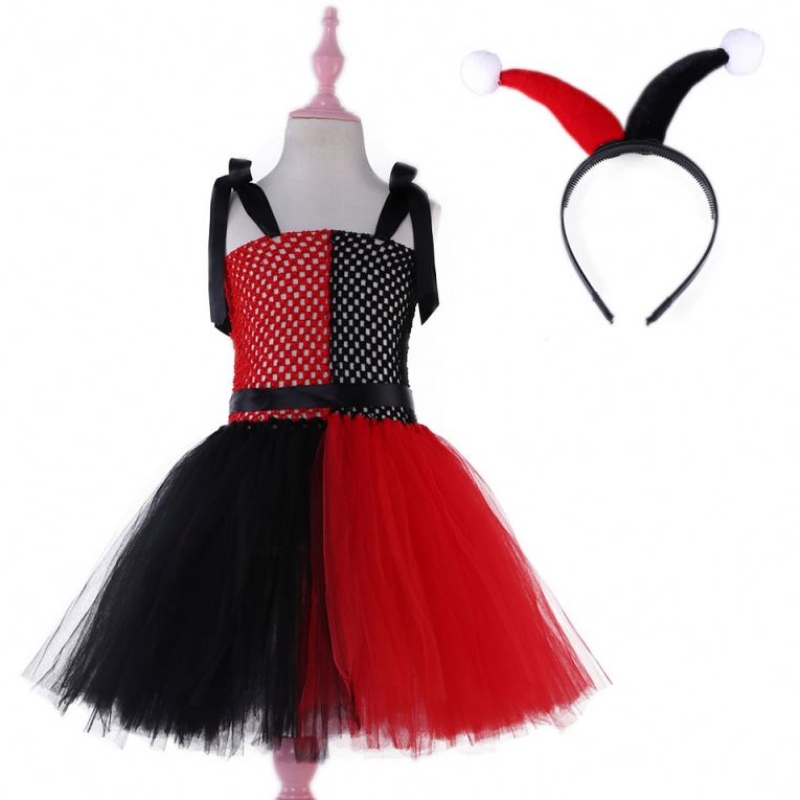 Zelfmoord Harley Squad Quinn Anime Kostuums Purim Kerstmis Halloween Party Cosplay Kleding Jurk voor Kinderen