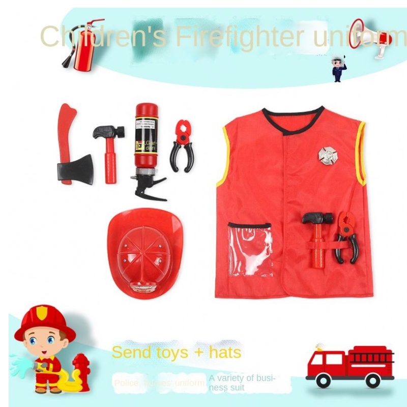 Children Doctor Uniform Cosplay Child/firefighter/pilot Engineer/cook/nurse cosplay kostuum