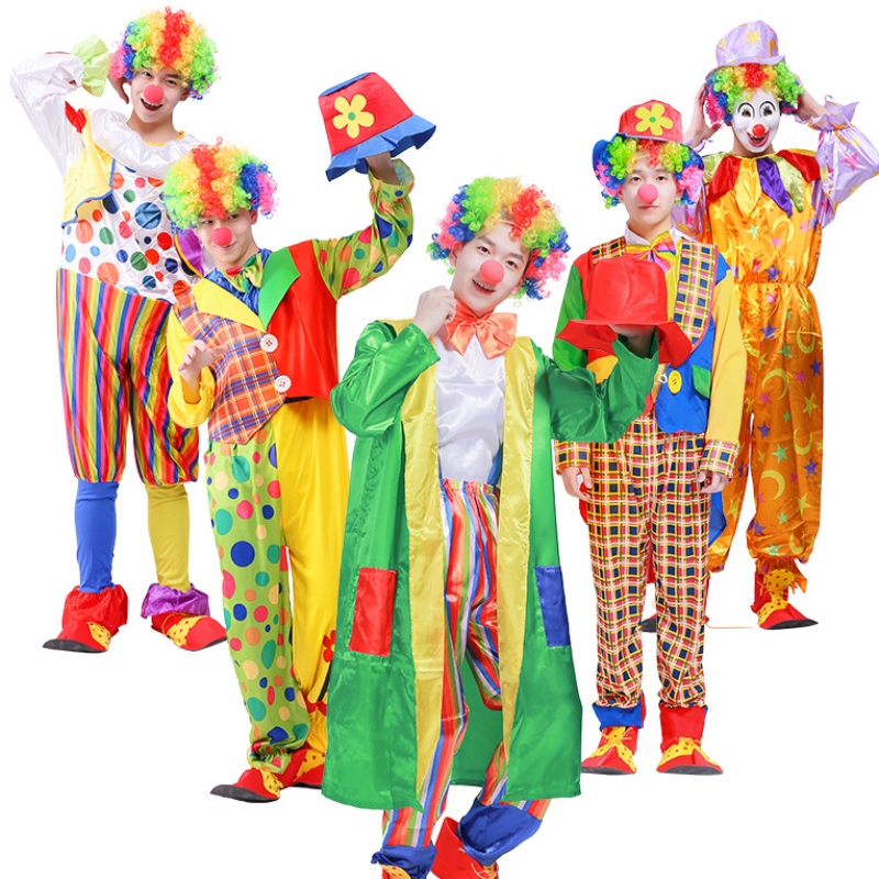 Halloween volwassen clown kostuum voor cosplay kostuum feest volwassen bar decoratie kerstfeest clown pak voor 2022