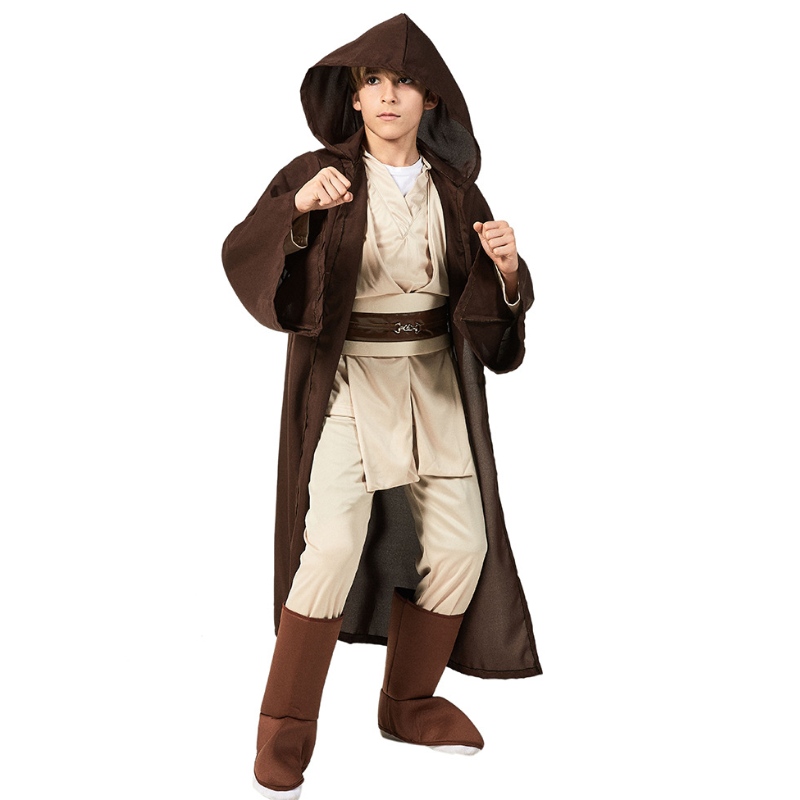 Classic Child \\ 's Hooded Jedi Robe Halloween Cosplay kostuum voor kinderen