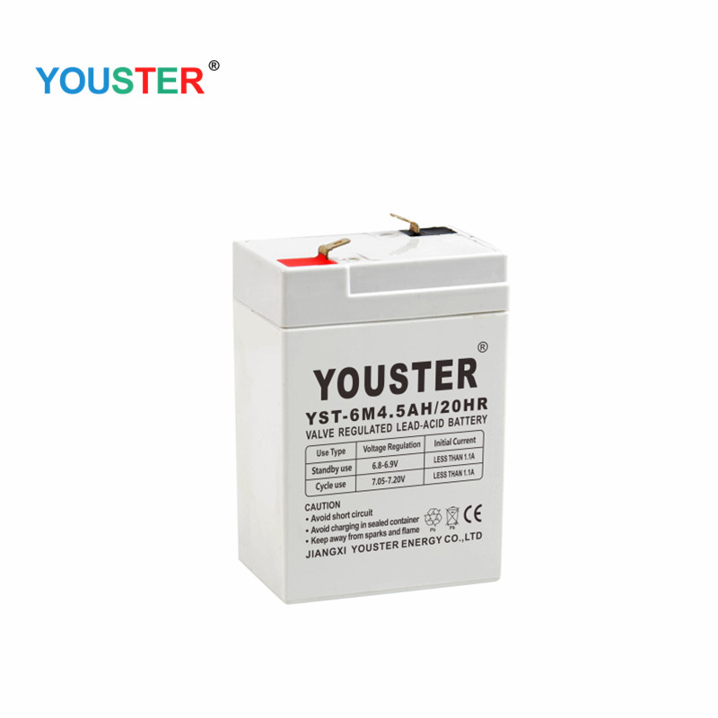 Hot Sale UPS Solar Lood Acid Batterij 6V 4.5AH Oplaadbare batterij Batterij Batterij
