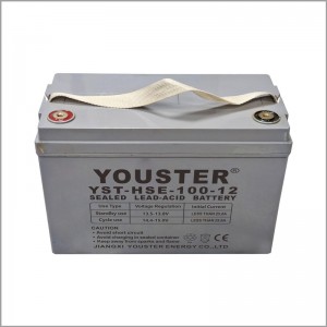 Power batterij Loodzuur diepe cyclus batterij 12v100ah zonne-energie batterij