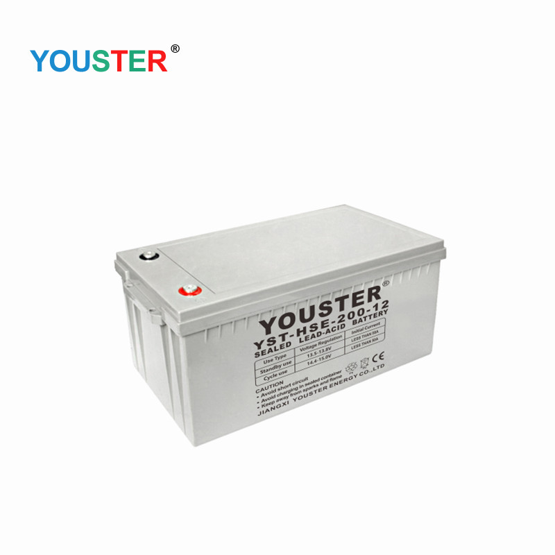 Beste verkoper zonne-energie batterij diepe cyclus oplaadbare batterij 12V200AH Loodzuur vervangende batterij