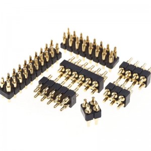 DIP-through-hole pogo pin connector