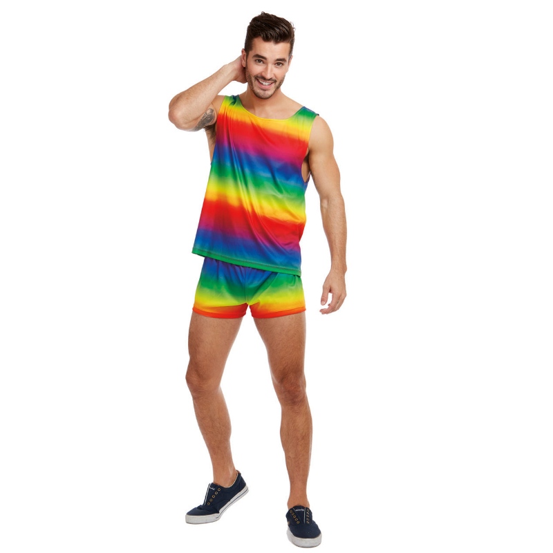 Regenboogkostuum voor mannen