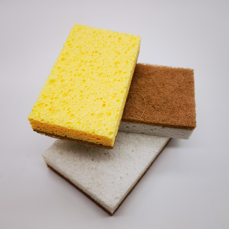 Microfiber spons keuken schoonmaken natuurlijke reiniging sisal loofah keuken scrub cellulose spons