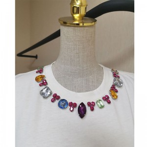 Nieuwe tencel linnen katoen mix hoge kwaliteit dames T-shirt