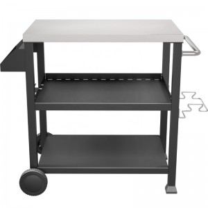 Multifunctionele Verwijderbare Keuken Plank Organizer Opslagrek Keuken werktafel 2Pcs 6 Inch PE Wielen