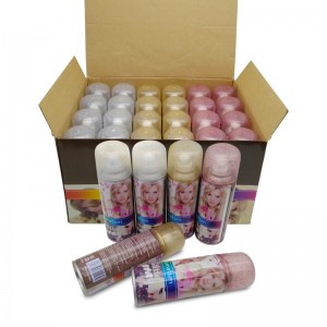 Haarkleursprayhaar en body glitter dispenser poederspray glitter haarspray